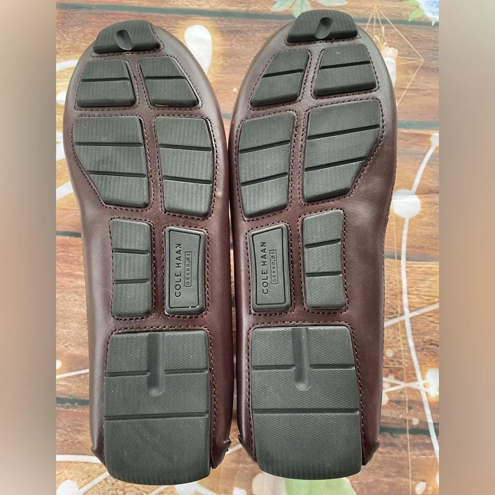 Cole Haan Brown Leather Penny Loafers